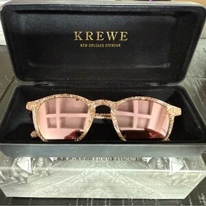 KREWE Valence Pink Mirror Sunglasses